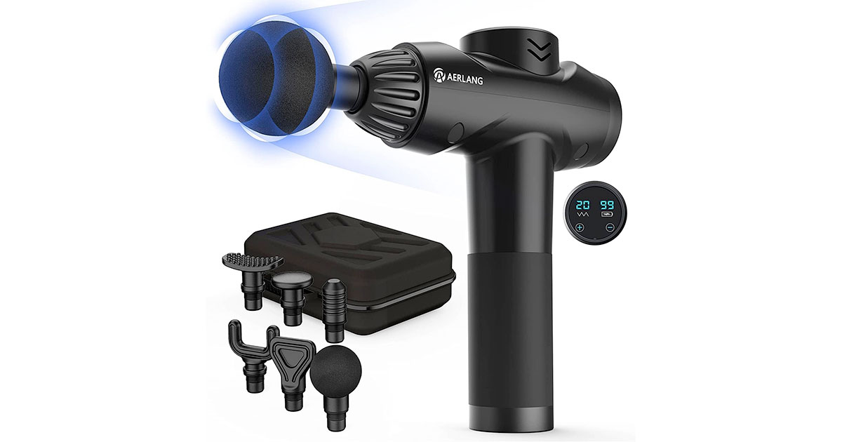 Amazon：6 Heads Massage Gun只卖$19.99