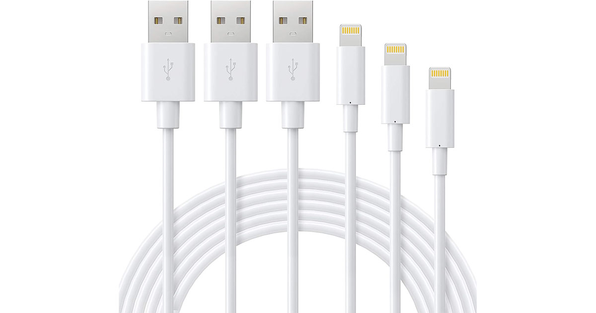 Amazon：Lightning Cable (3 Pack)只卖$5.99