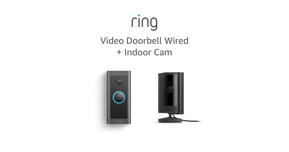 Amazon：Ring Indoor Cam with Ring Video Doorbell Wired只卖$79.99(只限Amazon Prime会员)
