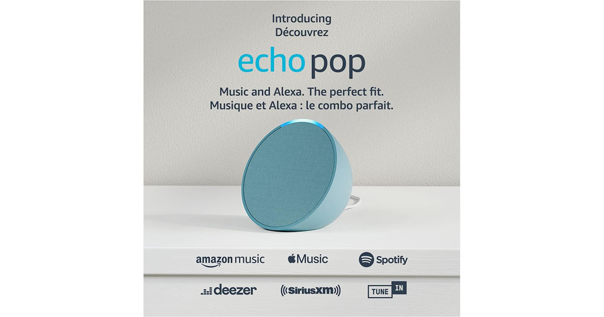 Amazon：Echo Pop只賣$24.99(只限Amazon Prime會員)
