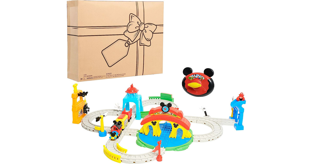 Amazon：Mickey Train Track Set只賣$13.54