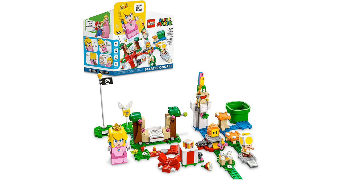Amazon:LEGO Super Mario Adventures with Peach Starter Course 71403 (354 pcs)只賣$39
