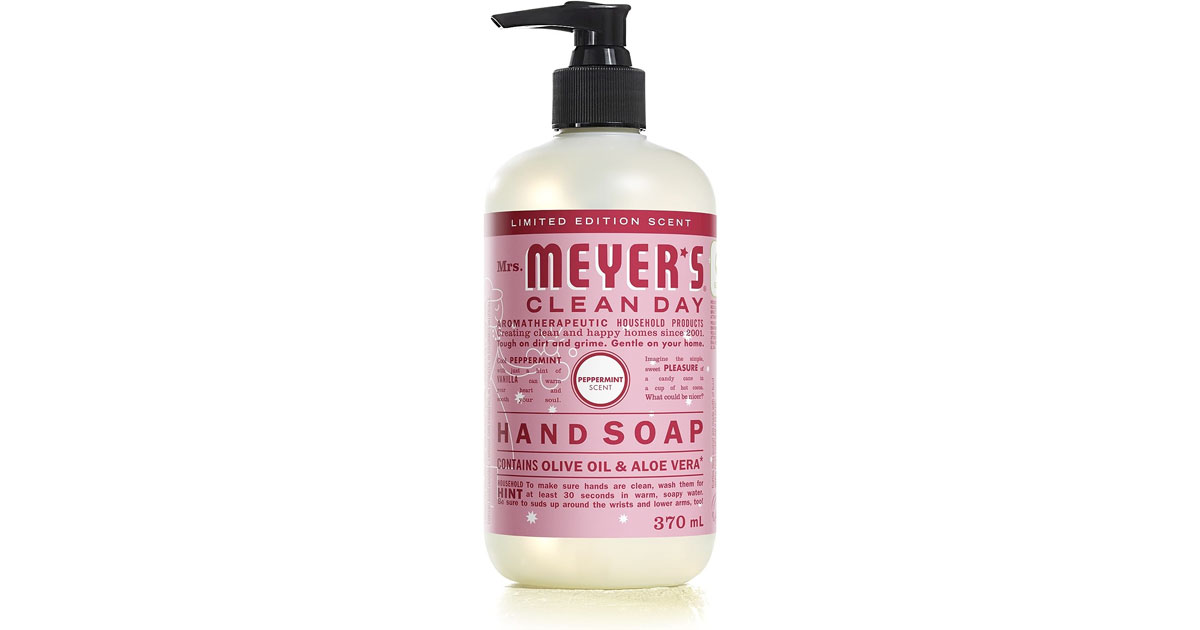 Amazon：Mrs. Meyer’s Clean Day Liquid Hand Soap (370ml)只賣$3.50