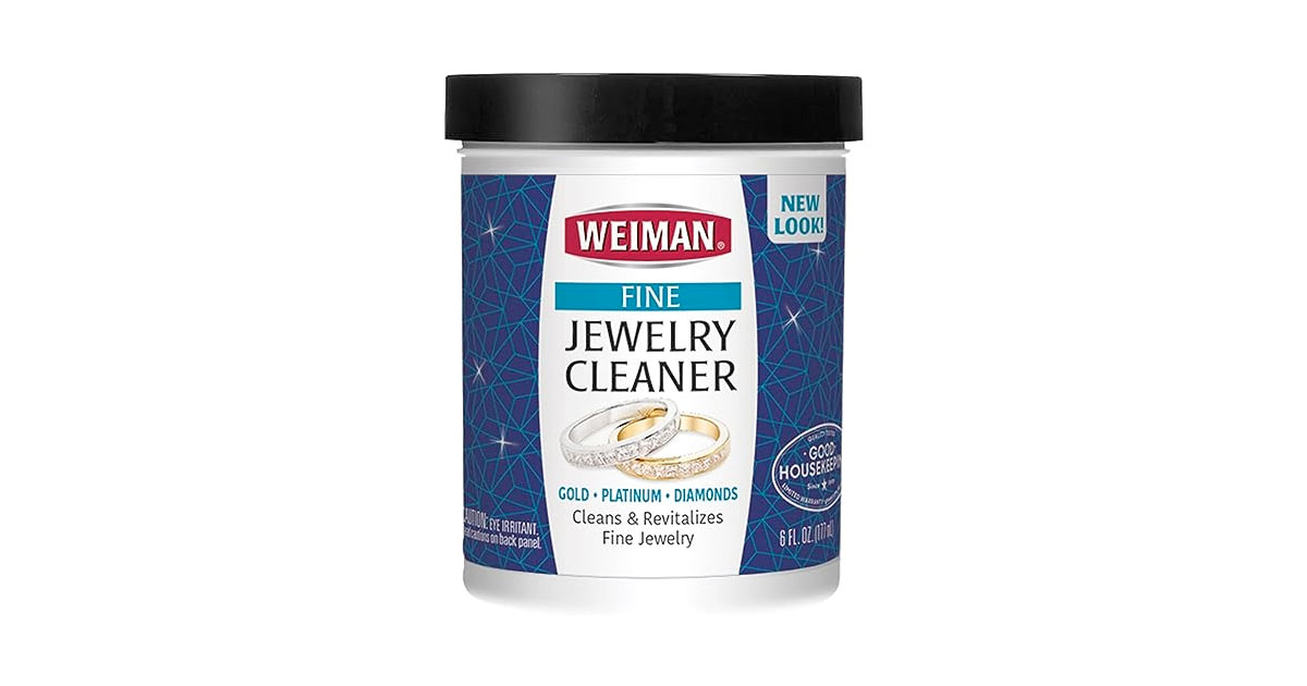 Amazon：Weiman Jewelry Cleaner Liquid(177ml)只賣$6.29