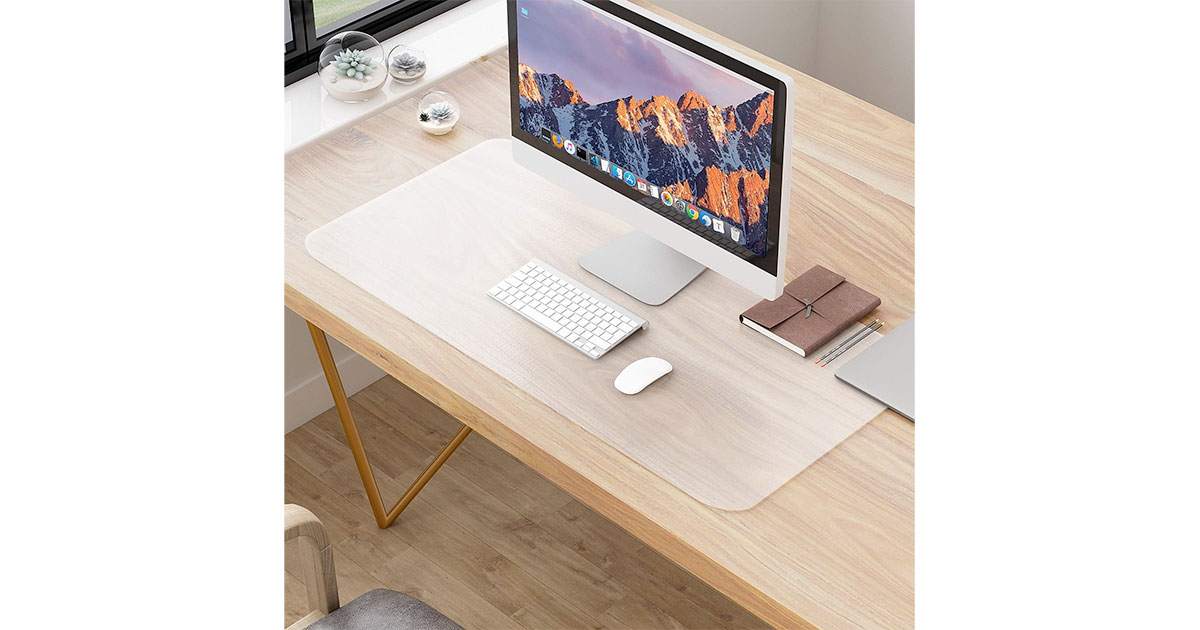 Amazon:Clear Desk Mat Pad只賣$9.49