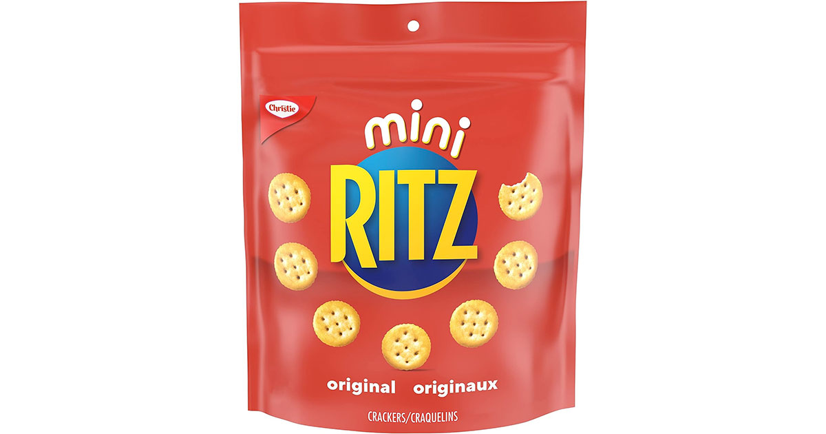 Amazon：Mini Ritz Resealable Snack Pack (180g)只賣$2.22