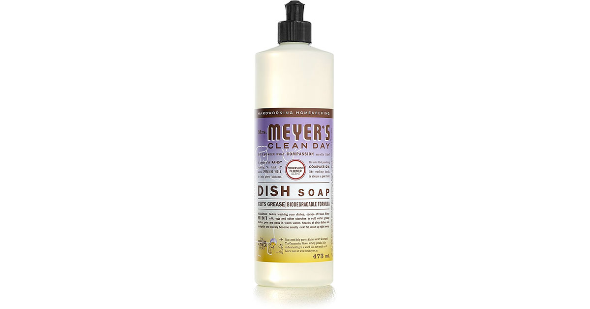 Amazon：Mrs. Meyer’s Clean Day Dish Soap (473ml)只卖$3.50