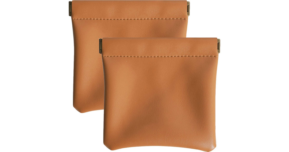 Amazon：Leather Coin Purse (Pack of 2)只賣$6.99