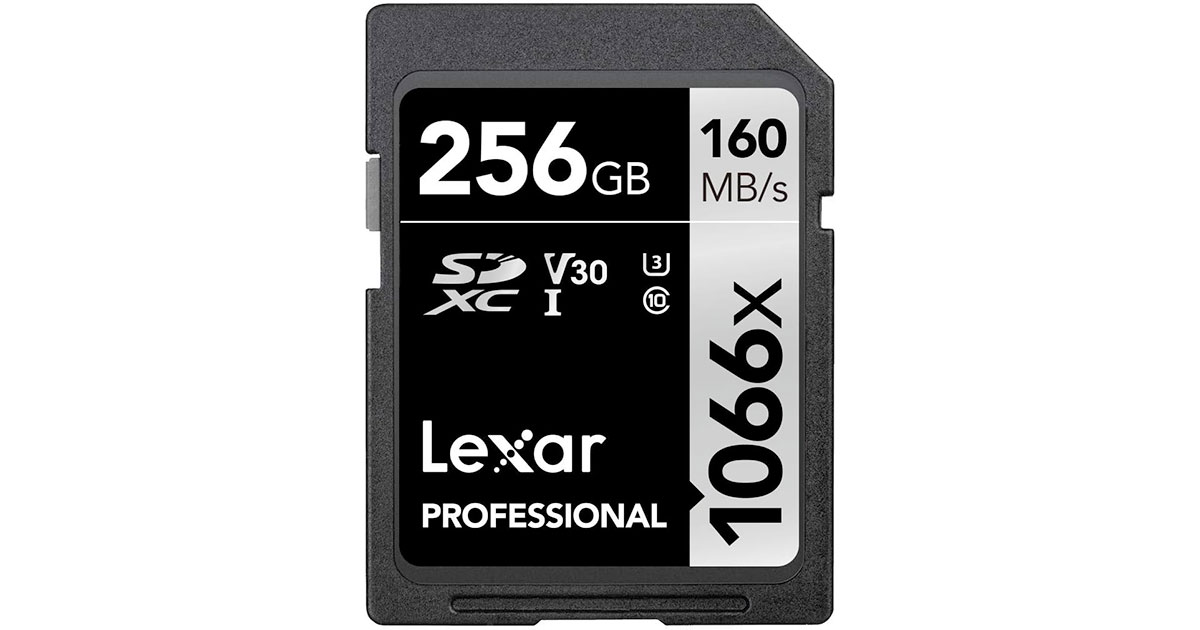 Amazon：Lexar Professional 256GB SDXC只卖$29.99
