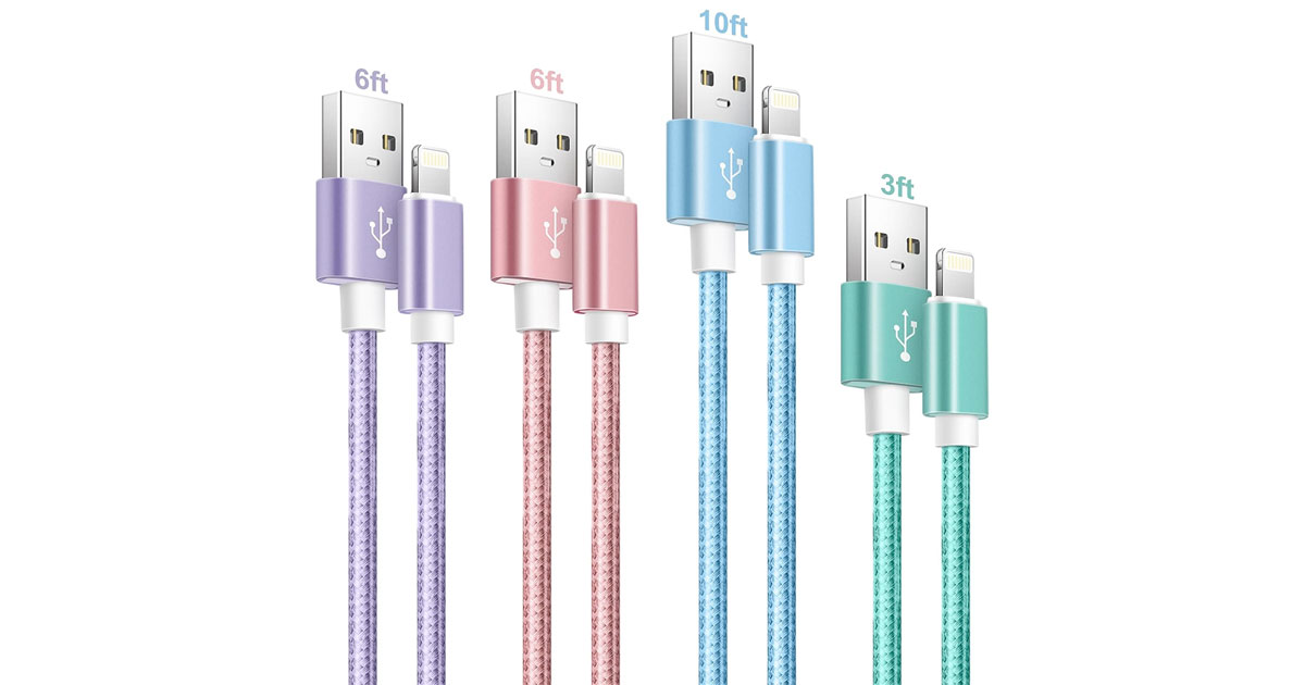 Amazon：Lightning Cable (4 Pack)只賣$8.49
