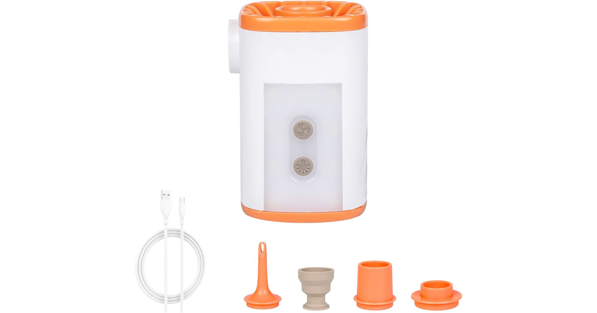 Amazon：Portable Air Pump只賣$16.99