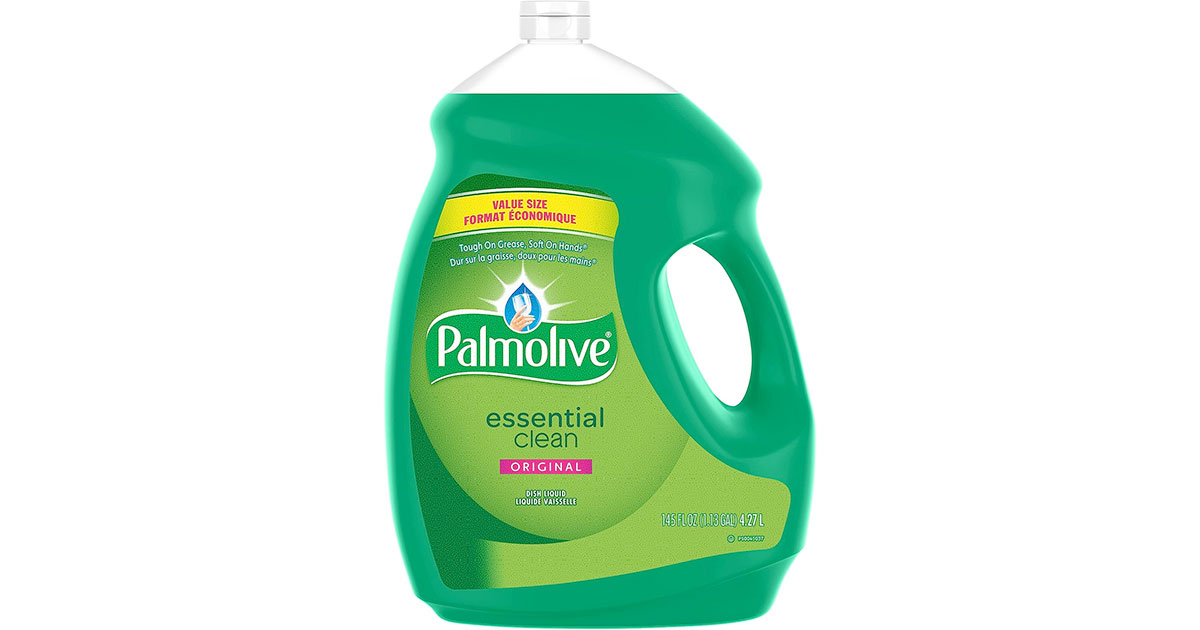 Amazon：Palmolive Essential Clean Liquid Dish Soap (4.27L)只卖$7.27