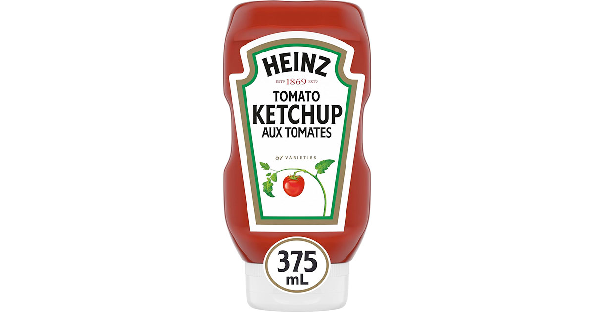 Amazon：Heinz Tomato Ketchup (375ml)只賣$2.49