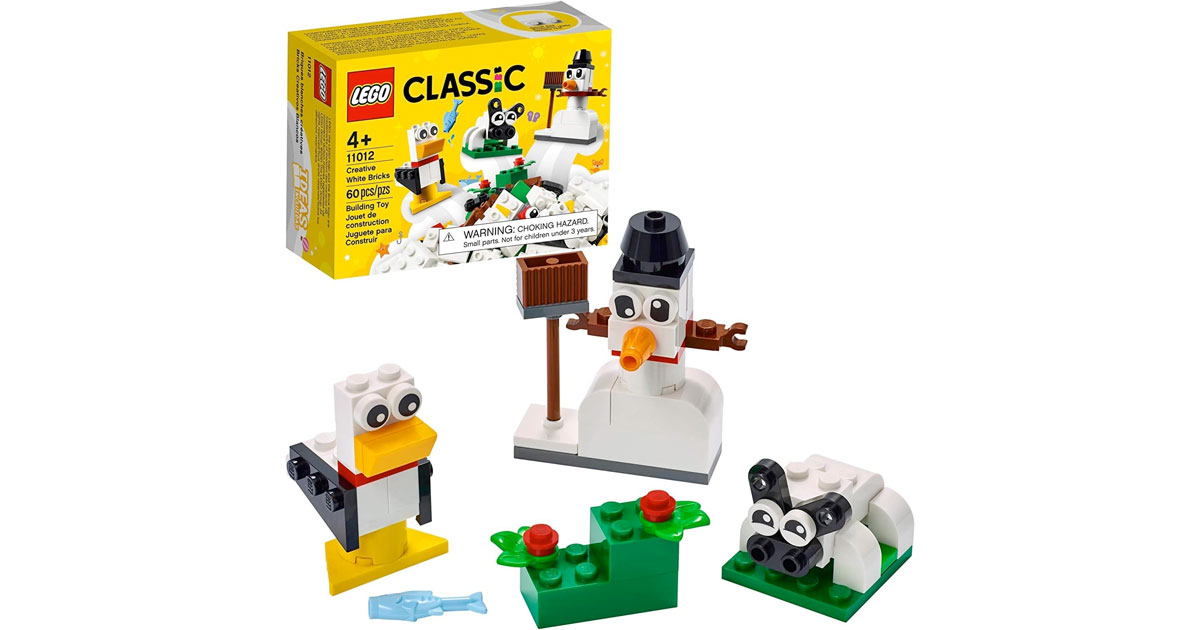 Amazon：LEGO Classic Creative White Bricks 11012 (60 pcs)只賣$6.99