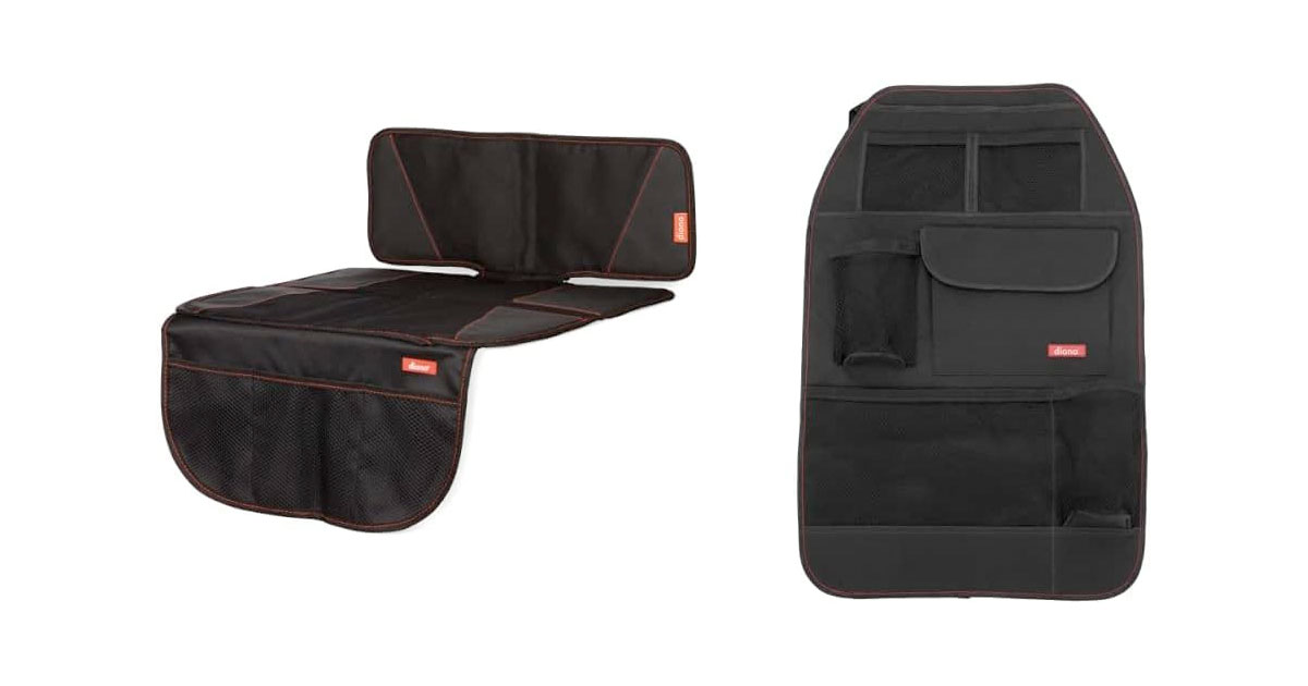 Amazon：Diono Super Mat Car Seat Protector + Black & Stow ‘n Go Car Back Seat Organizer只賣$14.99