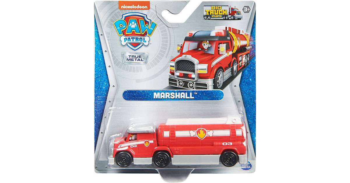 Amazon：PAW Patrol True Metal Marshall Die-Cast Toy Truck只賣$5