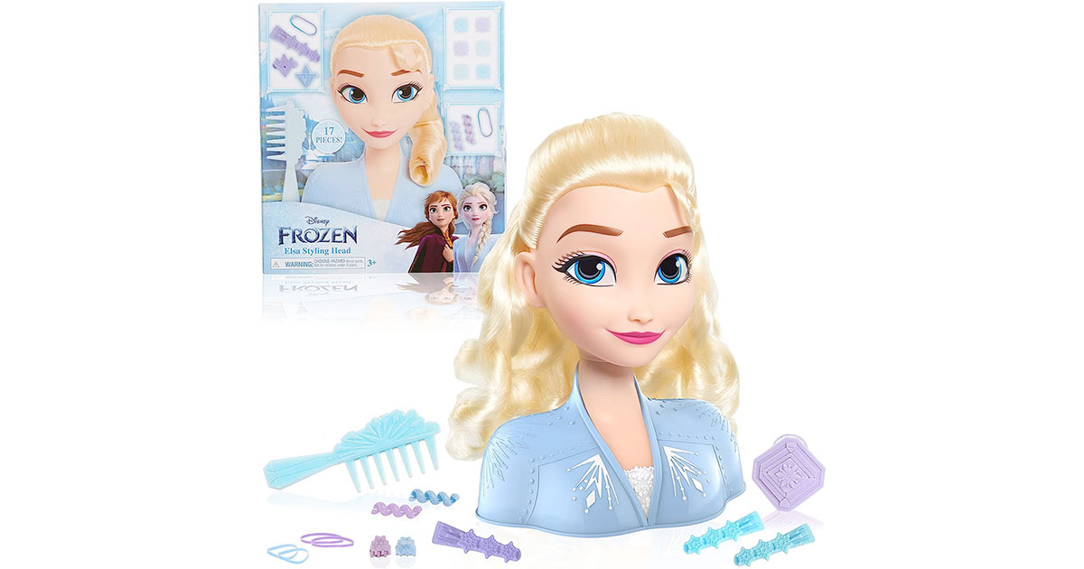Amazon：Disney Frozen Elsa Styling Head只賣$20