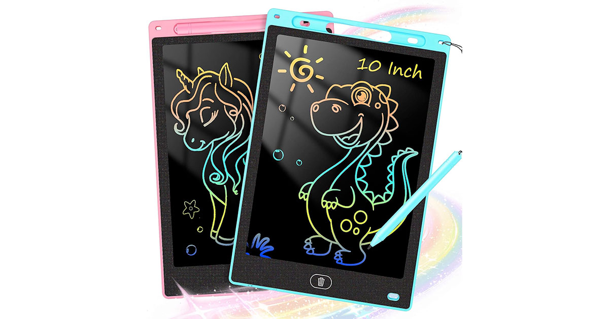 Amazon：10 Inch LCD Writing Tablet (2 Pack)只賣$9.83