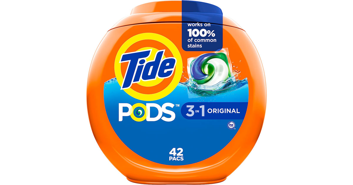 Amazon：Tide PODS (42 Count)只賣$10.47