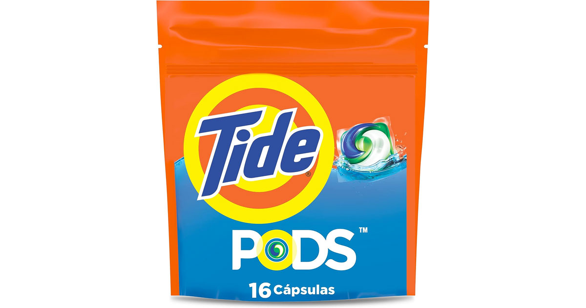 Amazon：Tide Pods (16 Count)只賣$3.99