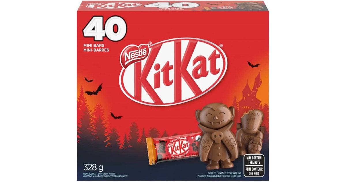 Amazon：Kit Kat Halloween (40 Mini Bars)只卖$6.99