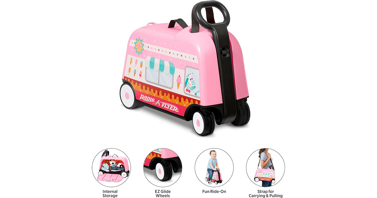 Amazon：Radio Flyer Ride on Toy Carry-on Storage只卖$32.95