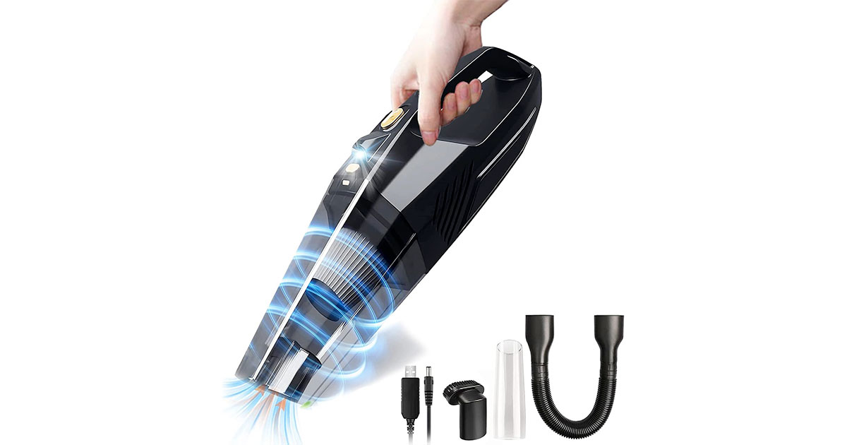 Amazon：Portable Handheld Vacuum只賣$19.99