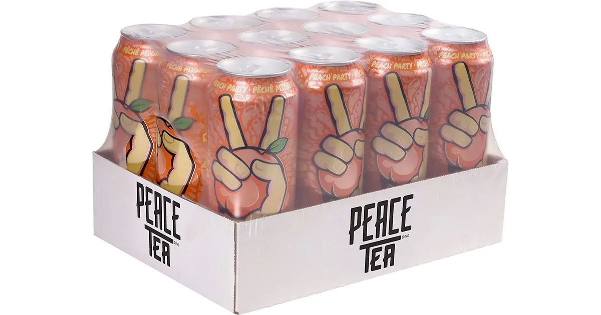 Amazon：Peace Tea Peach Party (695ml x 12)只卖$11.79