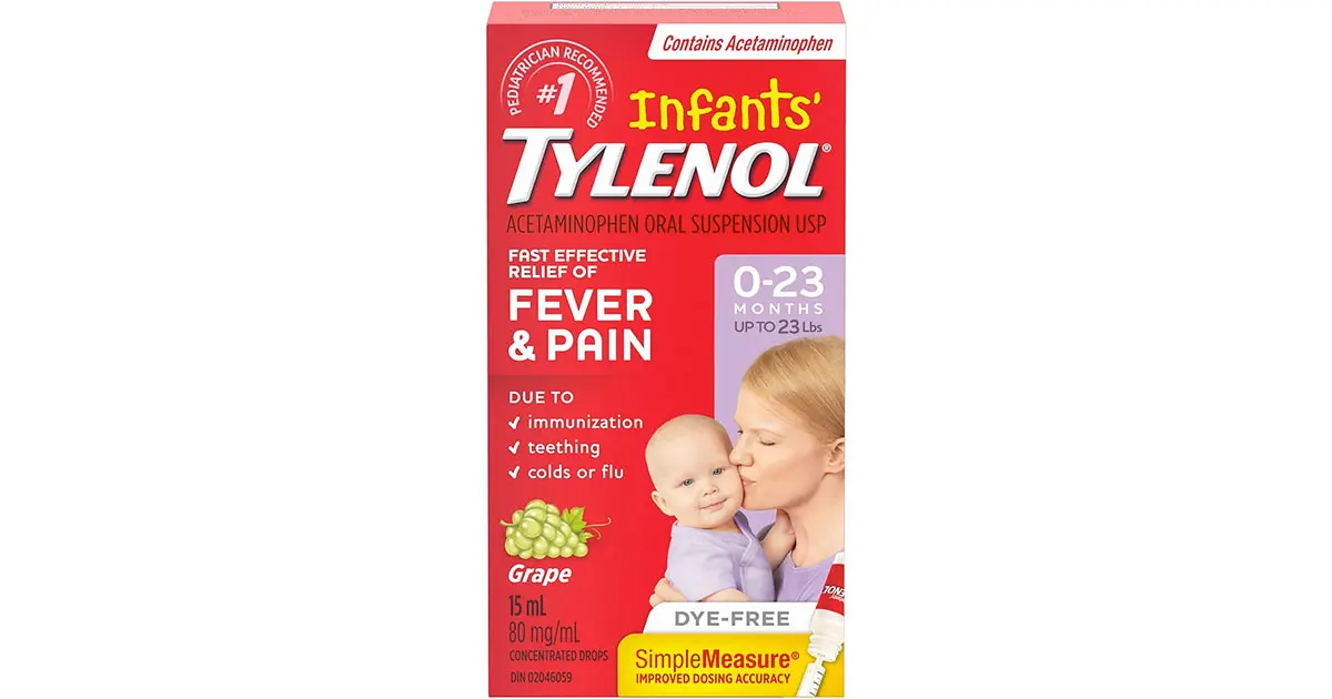 Amazon：Tylenol Infants’ Drops for Fast Fever and Pain Relief (15ml)只賣$4.39