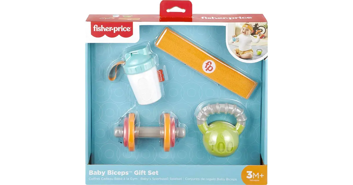 Amazon:Fisher-Price Baby Biceps Gift Set只賣$10.75