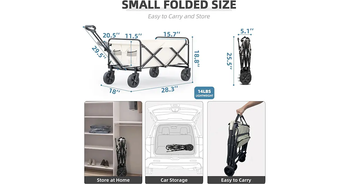 Amazon：Folding Wagon只賣$79.99