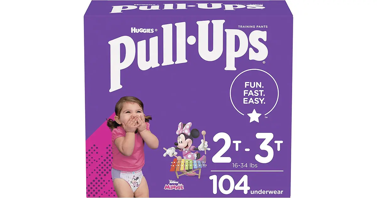Amazon：Huggies Pull-Ups Girls Potty Training Diapers只卖$32.99