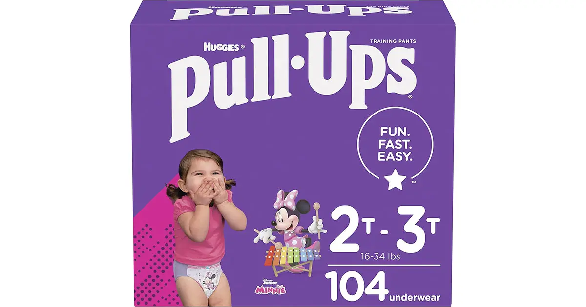 Amazon:Huggies Pull-Ups Girls Potty Training Diapers只賣$32.99