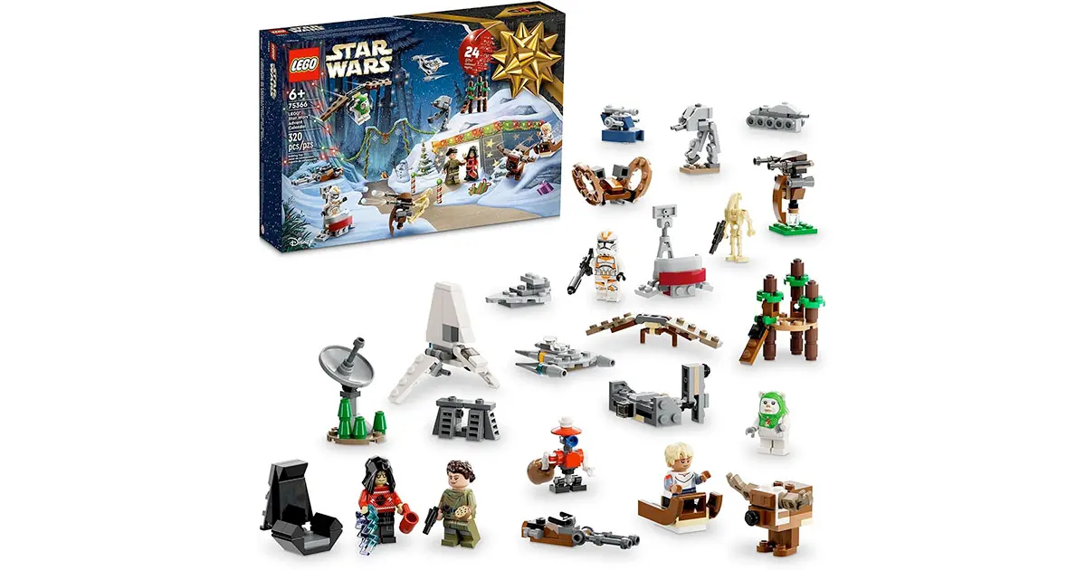 Amazon:LEGO Star Wars 2023 Advent Calendar 75366 (320 pcs)只賣$29.96