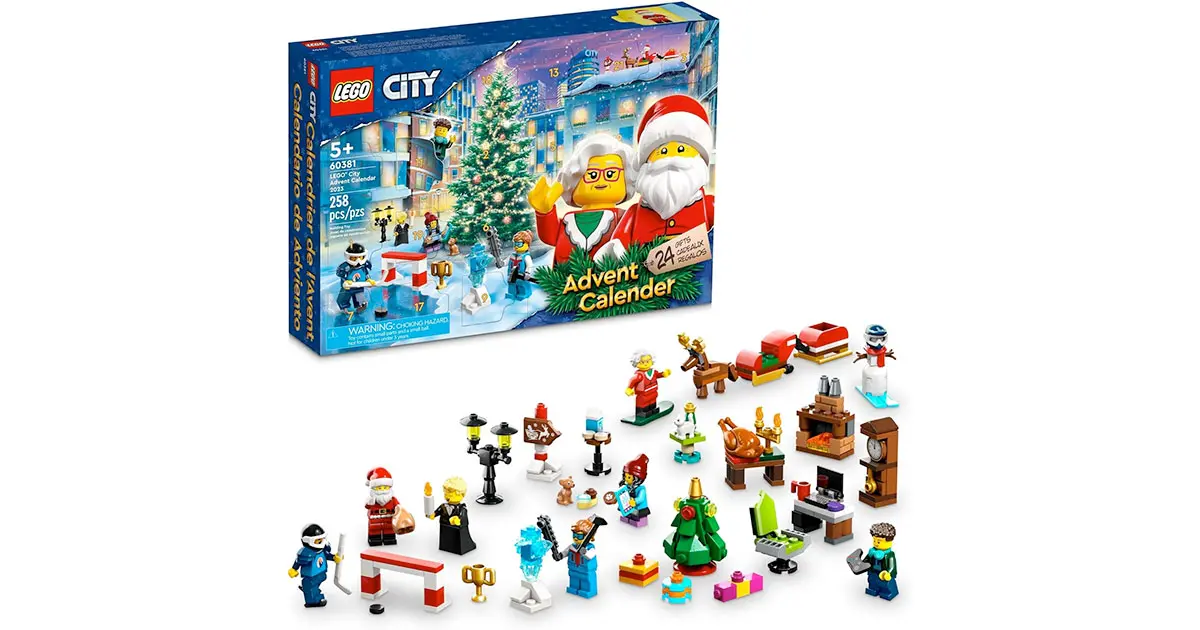 Amazon：LEGO City 2023 Advent Calendar 60381 (258 pcs)只賣$22.47