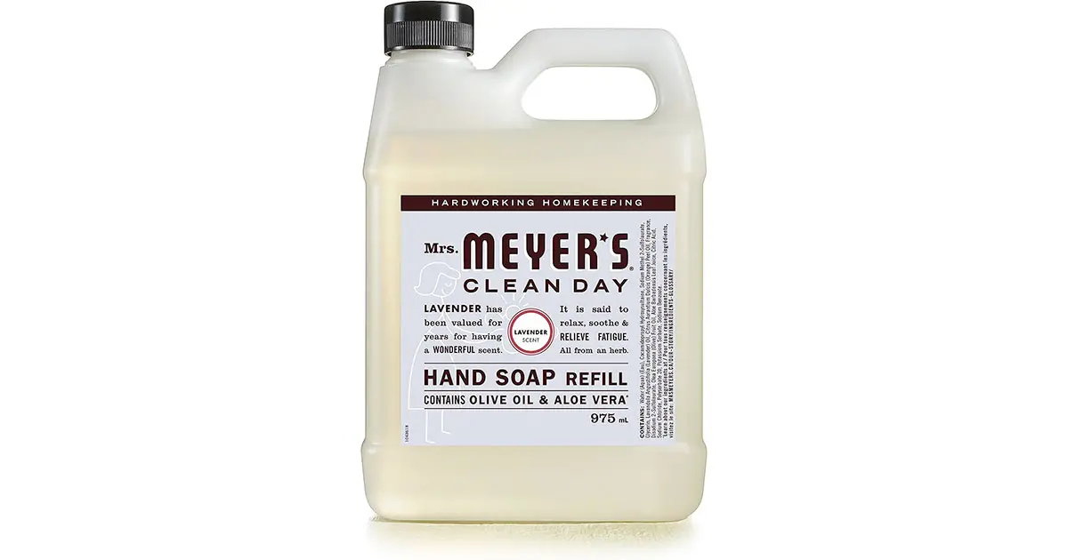 Amazon：Mrs. Meyer’s Clean Day Liquid Hand Soap Refill (975ml)只卖$8.24