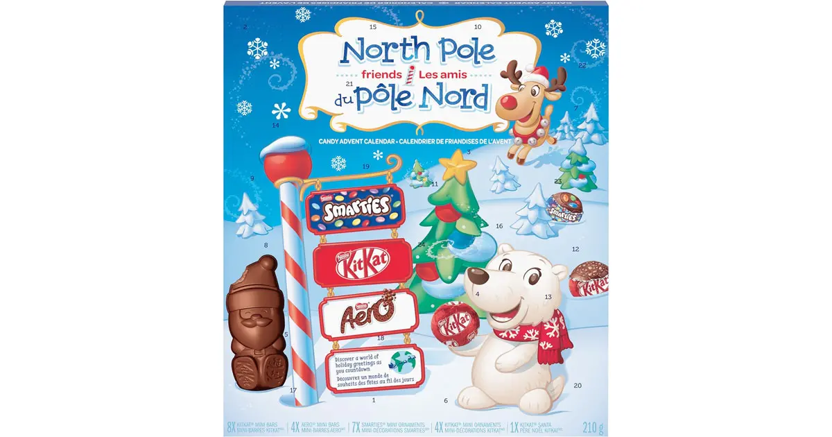 Amazon：‎Nestlé Smarties, Aero and KitKat Advent Calendar只賣$6.03