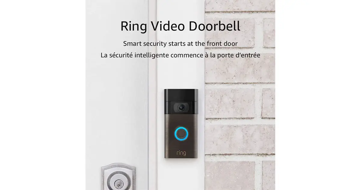 Amazon：Ring Video Doorbell只賣$69.99