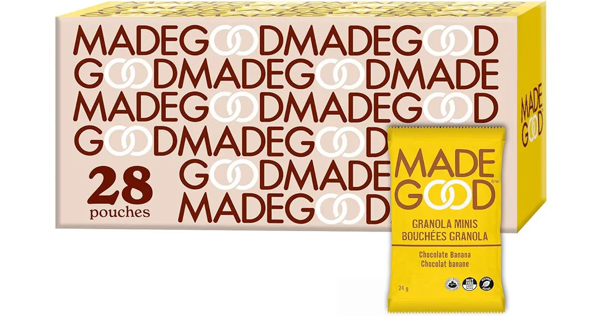 Amazon：MadeGood Granola Minis (28 Count)只卖$16.74