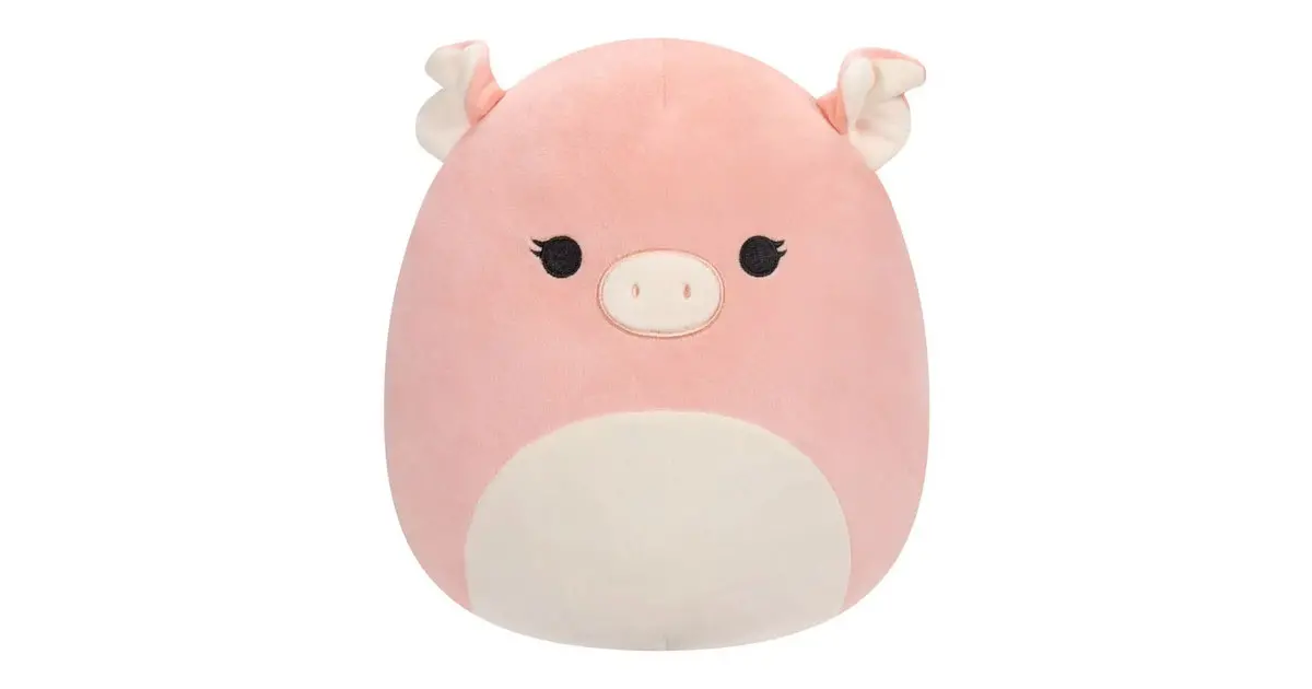 Walmart.ca：Squishmallows – Petra the Peach Pig with White Belly and Eyelashes只卖$7.97
