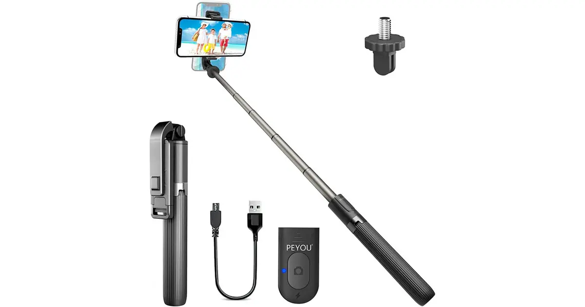 Amazon：Selfie Stick Tripod with Remote只賣$8.49