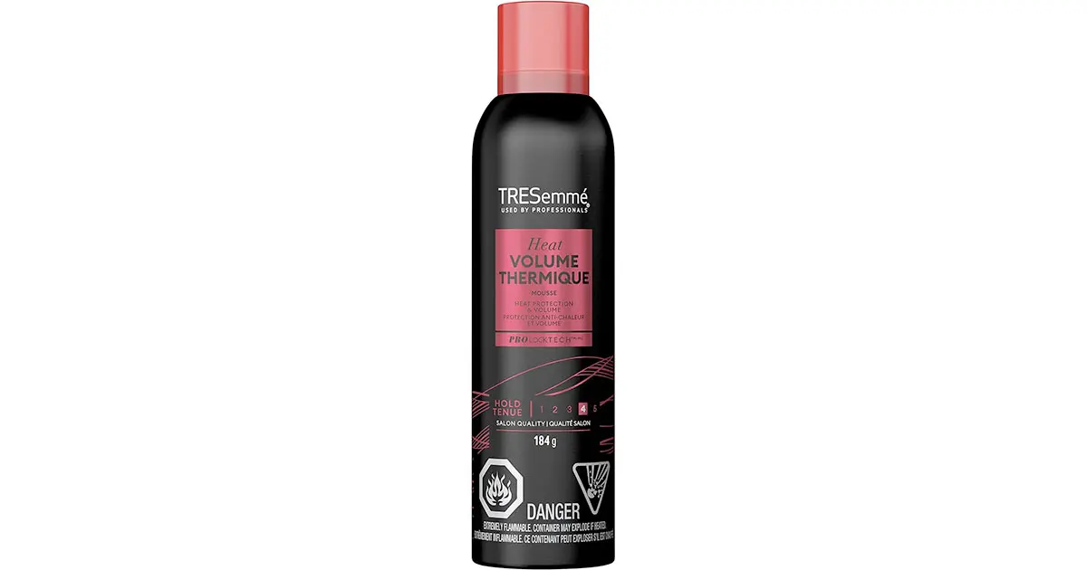 Amazon：TRESemmé Heat Volume Hair Mousse (184g)只賣$3.99