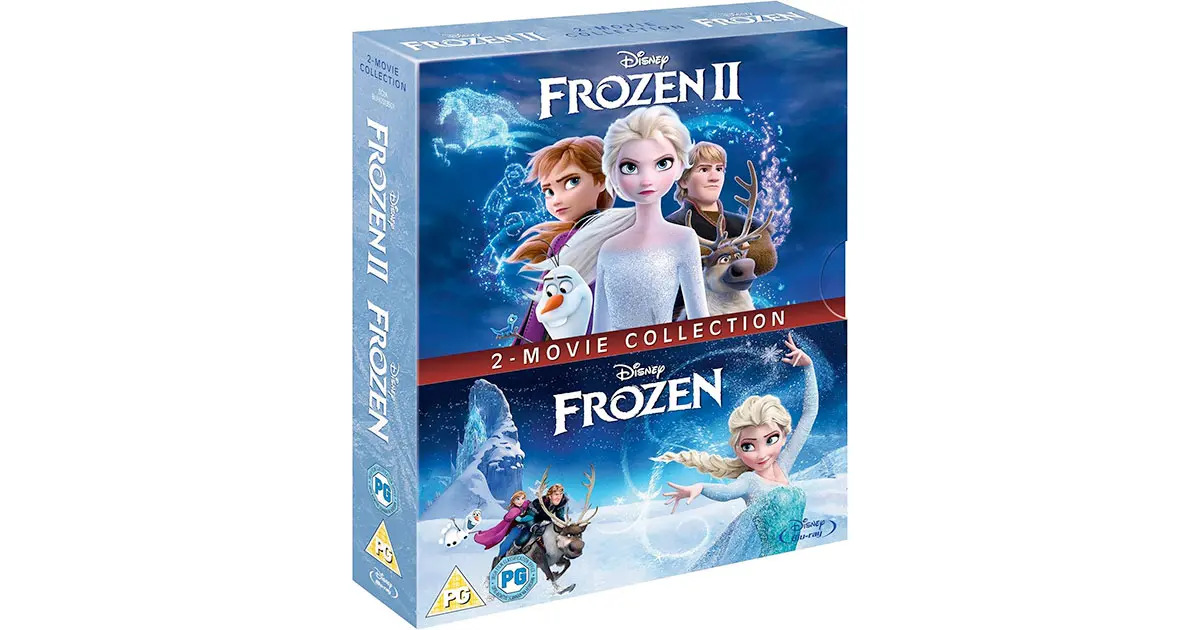 Amazon：Frozen 1 + 2 Blu-ray只賣$25.15
