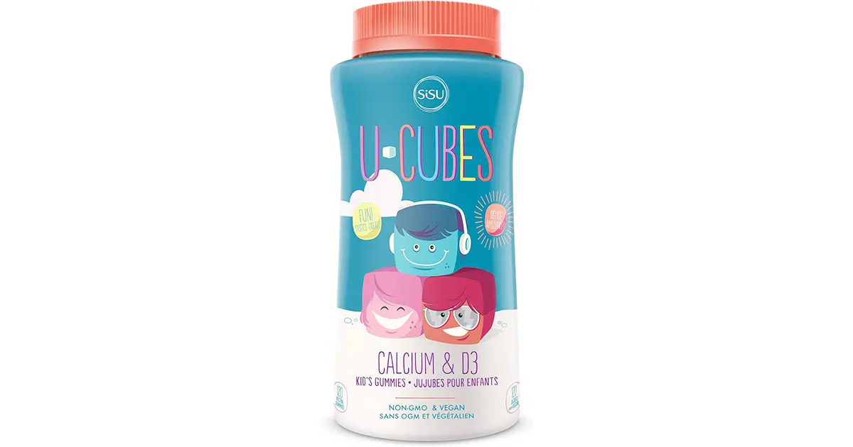 Amazon：SISU U-Cubes Calcium & D3 (120 Gummies)只賣$4