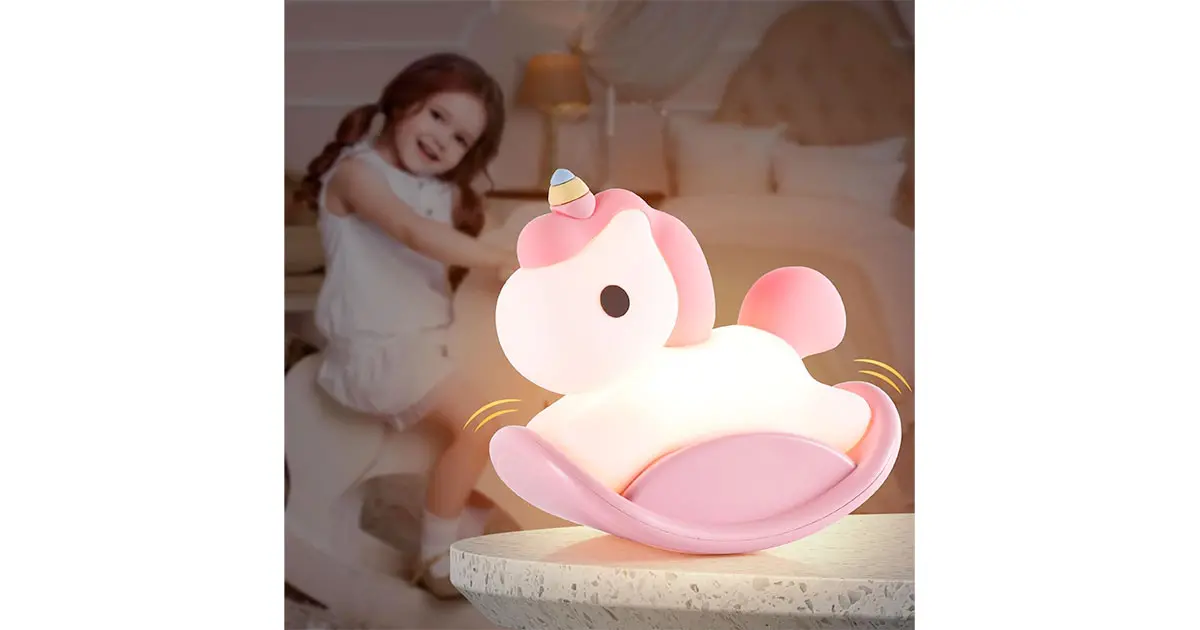 Amazon:Unicorn Night Lights只賣$9.99