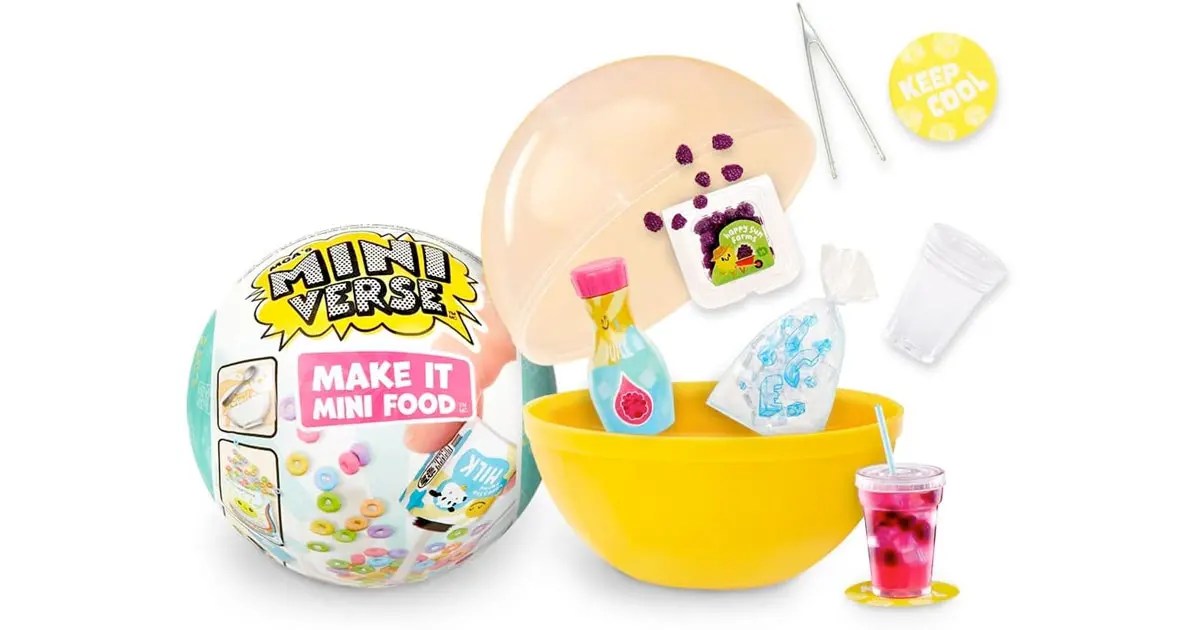 Amazon：Miniverse Make It Mini Food Cafe Series只賣$5