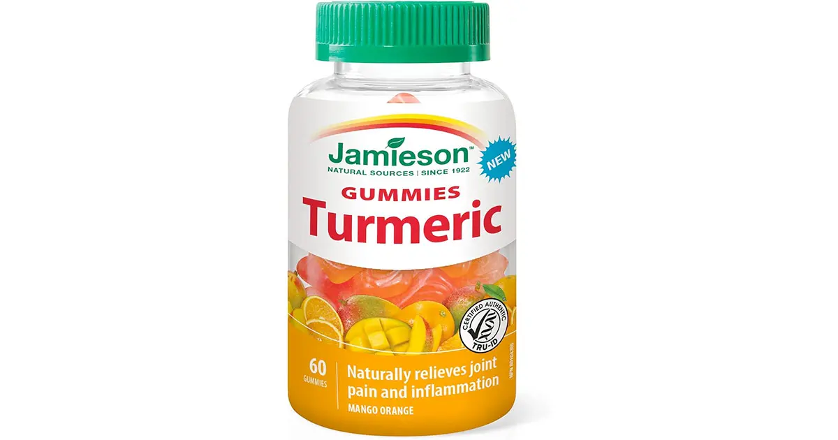 Amazon：Jamieson Turmeric Gummies (60 Gummies)只賣$5.39