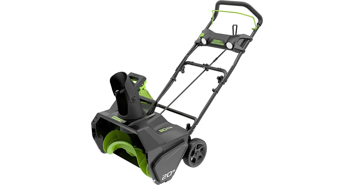 Amazon：Greenworks PRO 20-Inch 80V Cordless Snow Thrower只賣$207.99