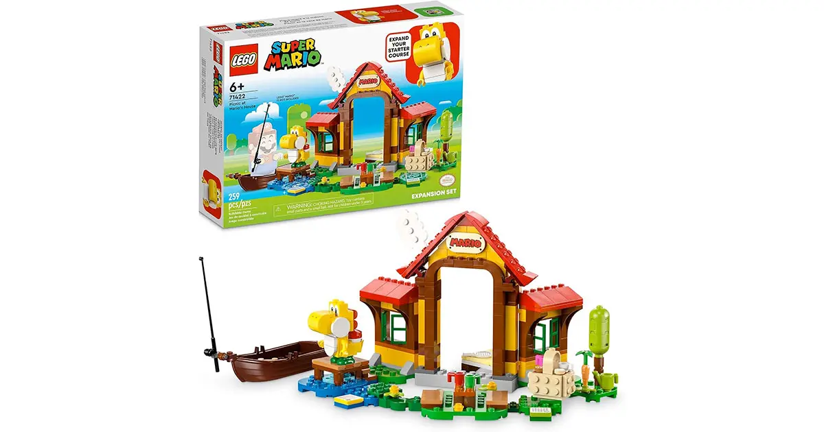 Amazon:LEGO Super Mario Picnic at Mario’s House 71422 (259 pcs)只賣$29.99