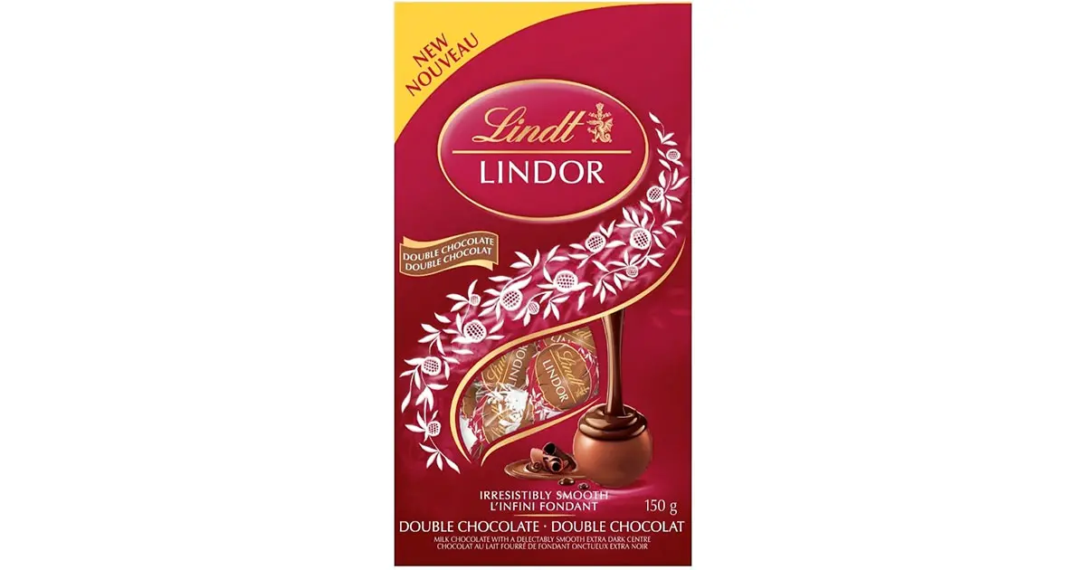Amazon：Lindt LINDOR Double Chocolate Truffles (150g)只卖$3.37